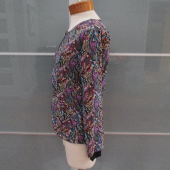 Vera Bradley Halo 8117 Zip up Scrub Jacket - Picture 2 of 6